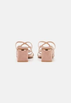 Anna Field Leather- Heeled Mules - Light Pink -Fashion 8685e21dc5f14b49ad0d99efe799f2cf