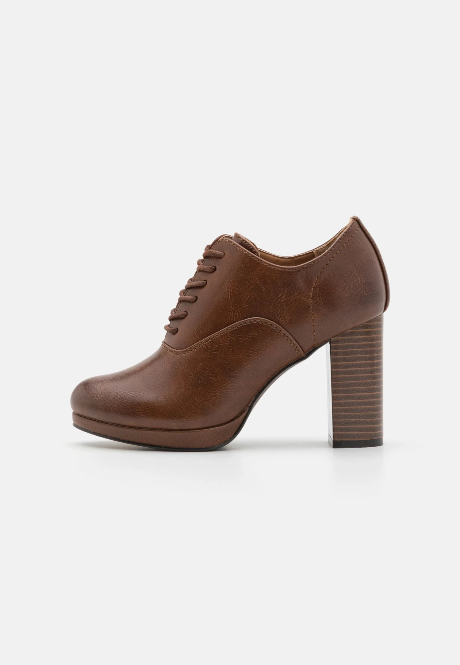 Anna Field High Heeled Ankle Boots - Cognac 1 Anna Field High Heeled Ankle Boots - Cognac