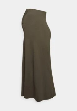 Maternity Maxi Skirt With Drawstring Waistband - Maxi Skirt - 606 - Khaki 8 Maternity Maxi Skirt With Drawstring Waistband - Maxi Skirt - 606 - Khaki -Fashion 894b38a8b32b43ef87445b414544df32