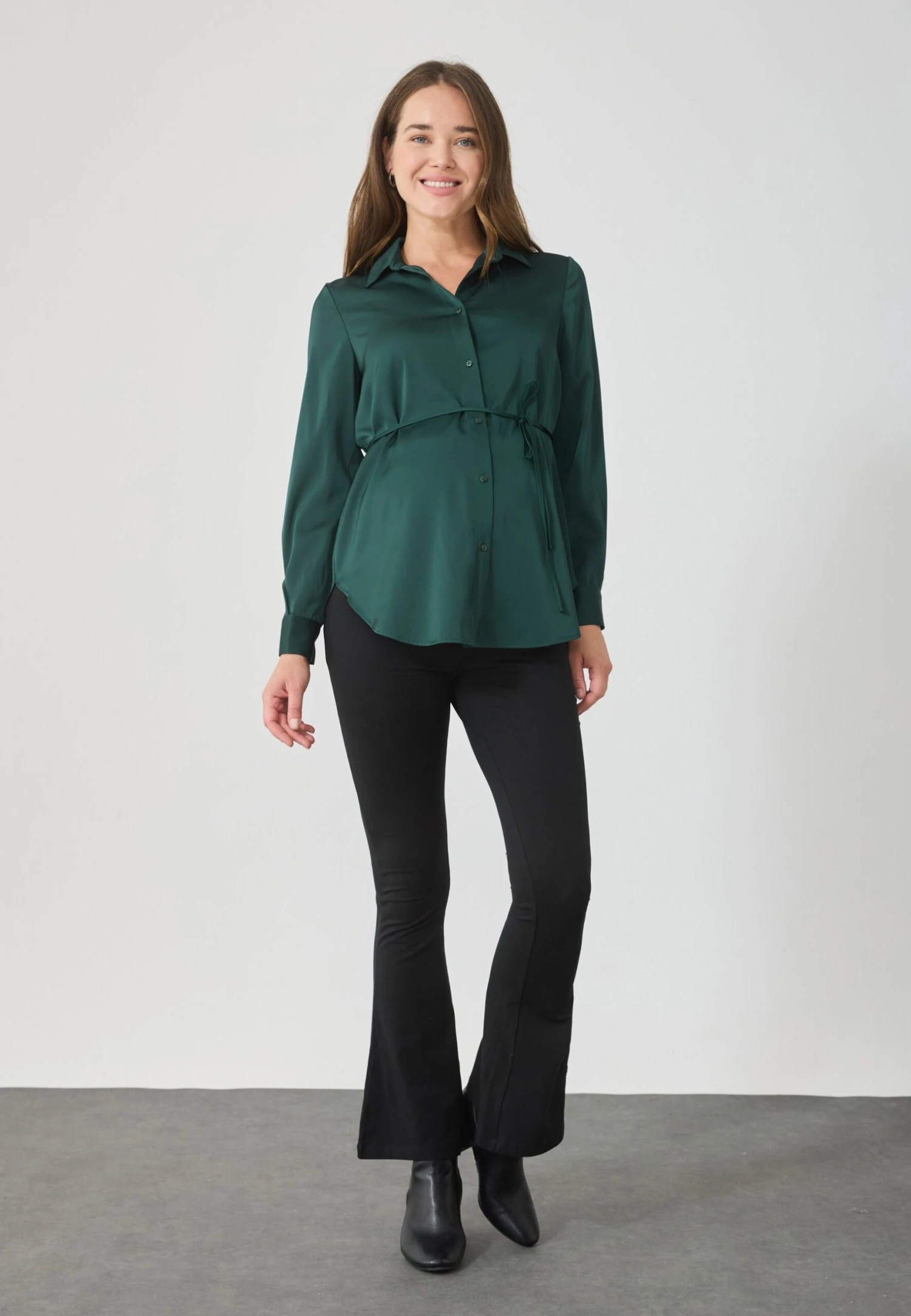 Button-down Blouse - Green 2 Button-down Blouse - Green - Image 2