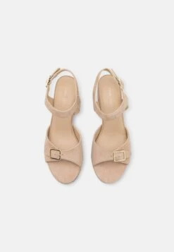 Leather- Sandals - Beige -Fashion 8dd09ac80722426bb1b8ae4f4fbd9f05
