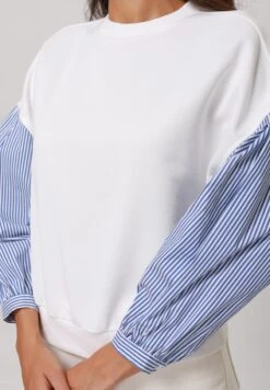 Anna Field Sweatshirt - White/blue 11 Anna Field Sweatshirt - White/blue -Fashion 8f047b0cb3c24cdaae0014136c9b4fe4