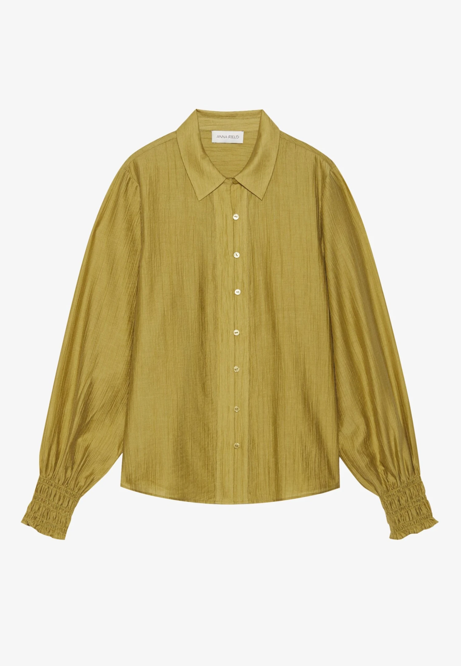 Anna Field Button-down Blouse - Willow 4 Anna Field Button-down Blouse - Willow - Image 4