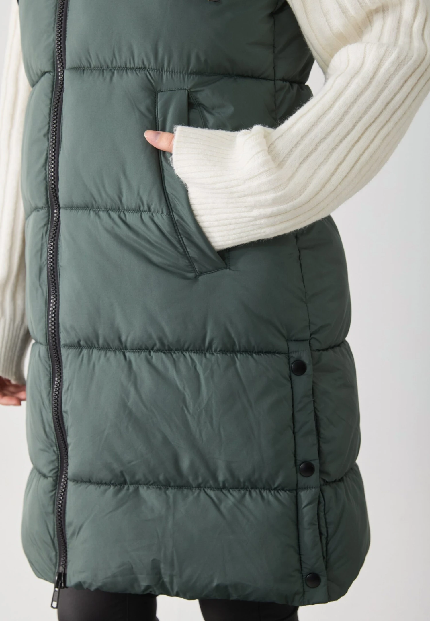 Anna Field Waistcoat - Dark Green 5 Anna Field Waistcoat - Dark Green - Image 5