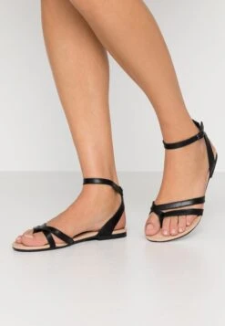 Anna Field Leather - T-Bar Sandals - Black