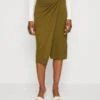Anna Field Front Knot Midi Skirt - Wrap Skirt