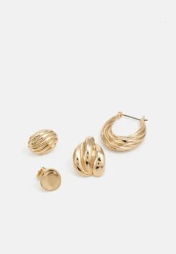Anna Field 4 PACK - Earrings - Gold-coloured -Fashion 933e164e34e14689a14e3fd0cda70a0a