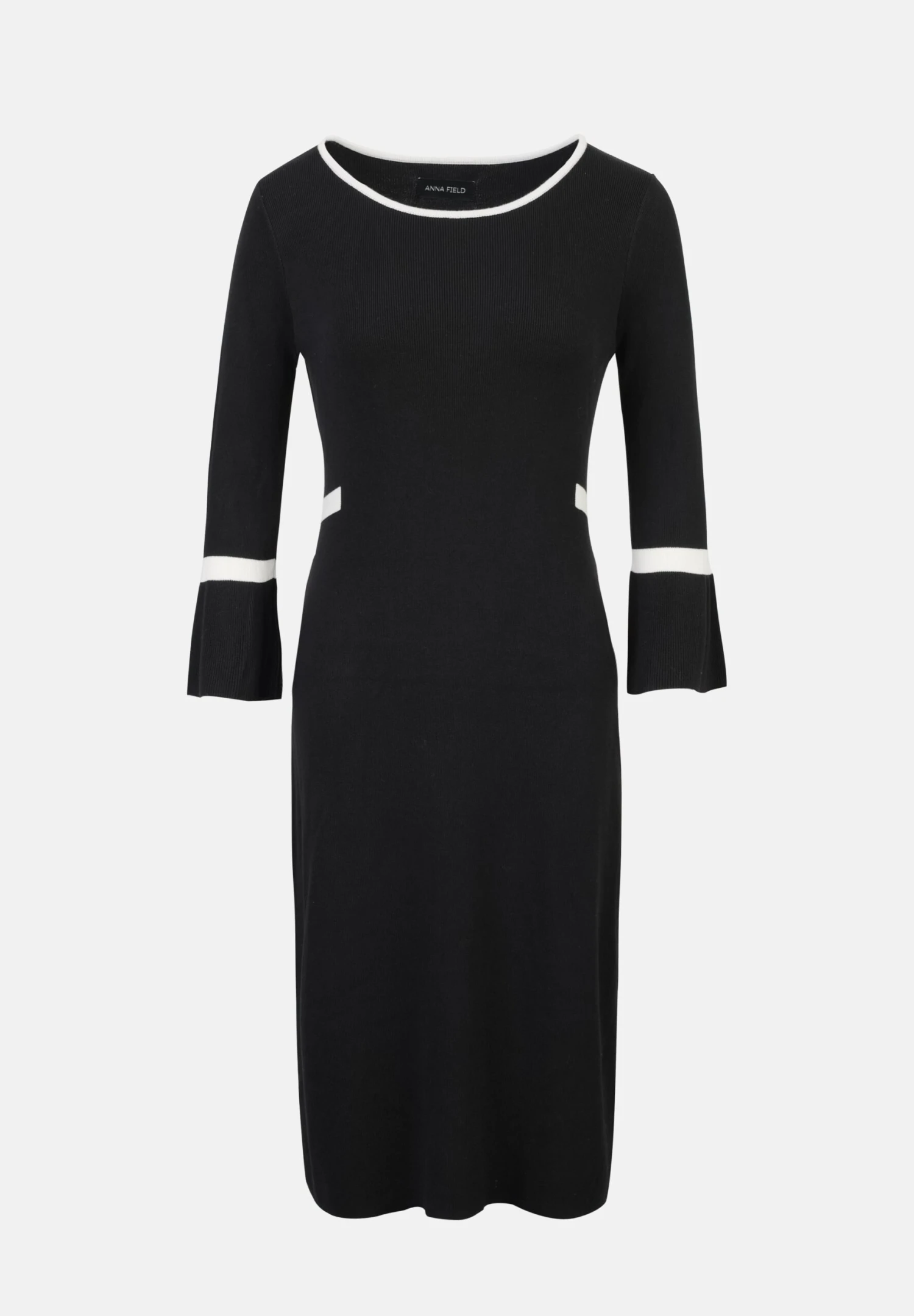 Anna Field Jumper Dress - Ecru/navy 6 Anna Field Jumper Dress - Ecru/navy - Image 6