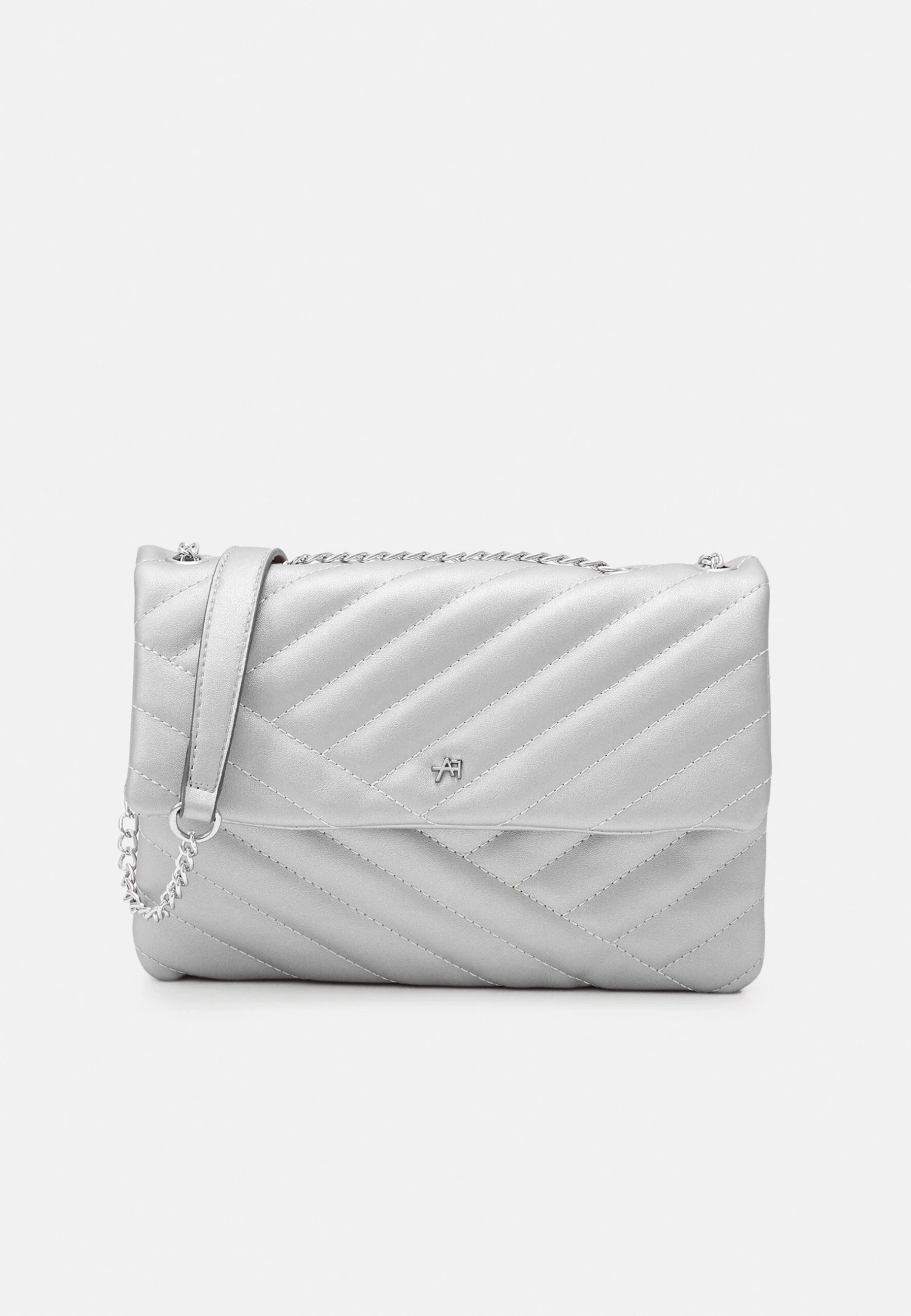 Anna Field Across Body Bag - Silver-Coloured 1 Anna Field Across Body Bag - Silver-Coloured