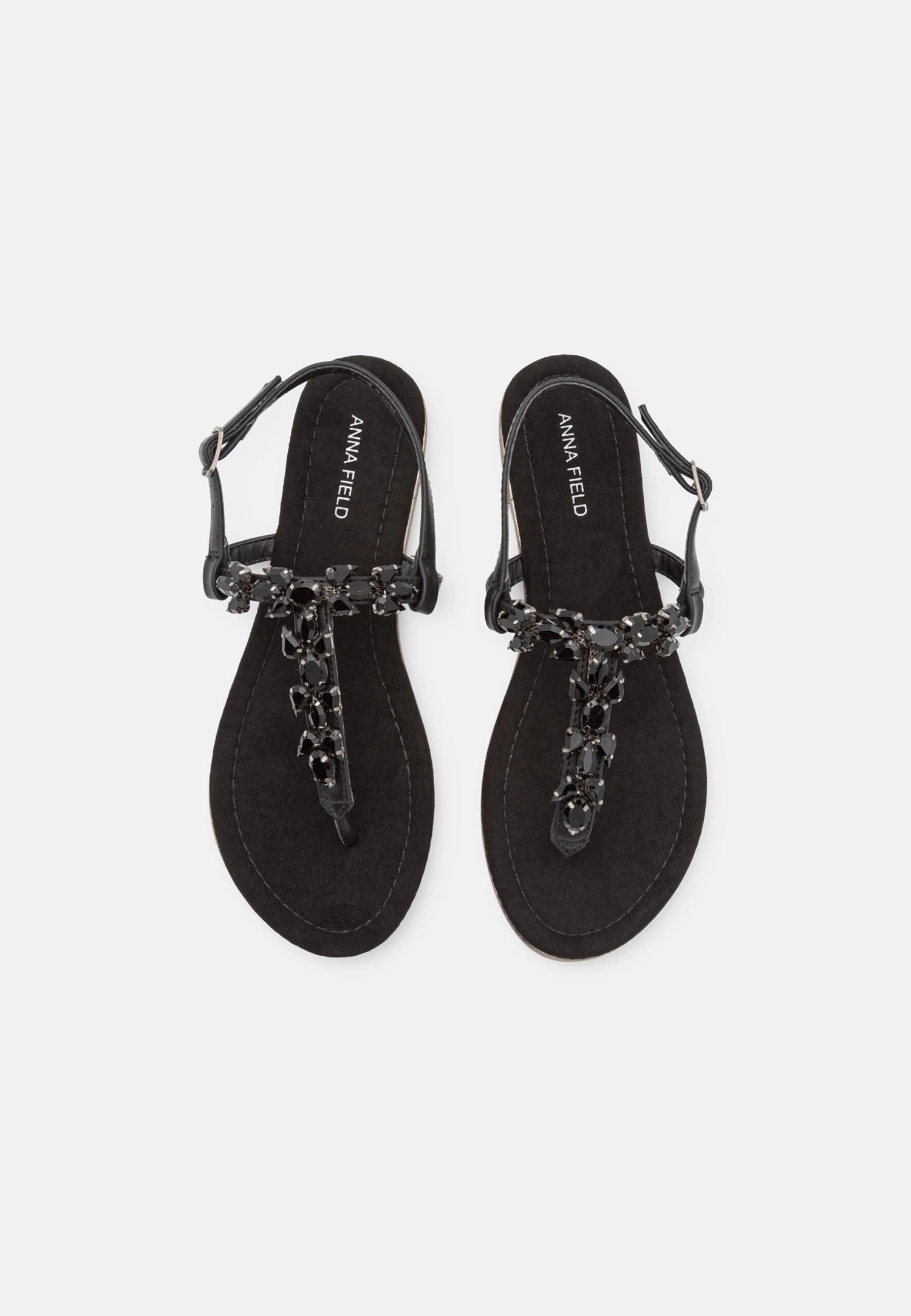 Anna Field T-Bar Sandals - Black 6 Anna Field T-Bar Sandals - Black - Image 6