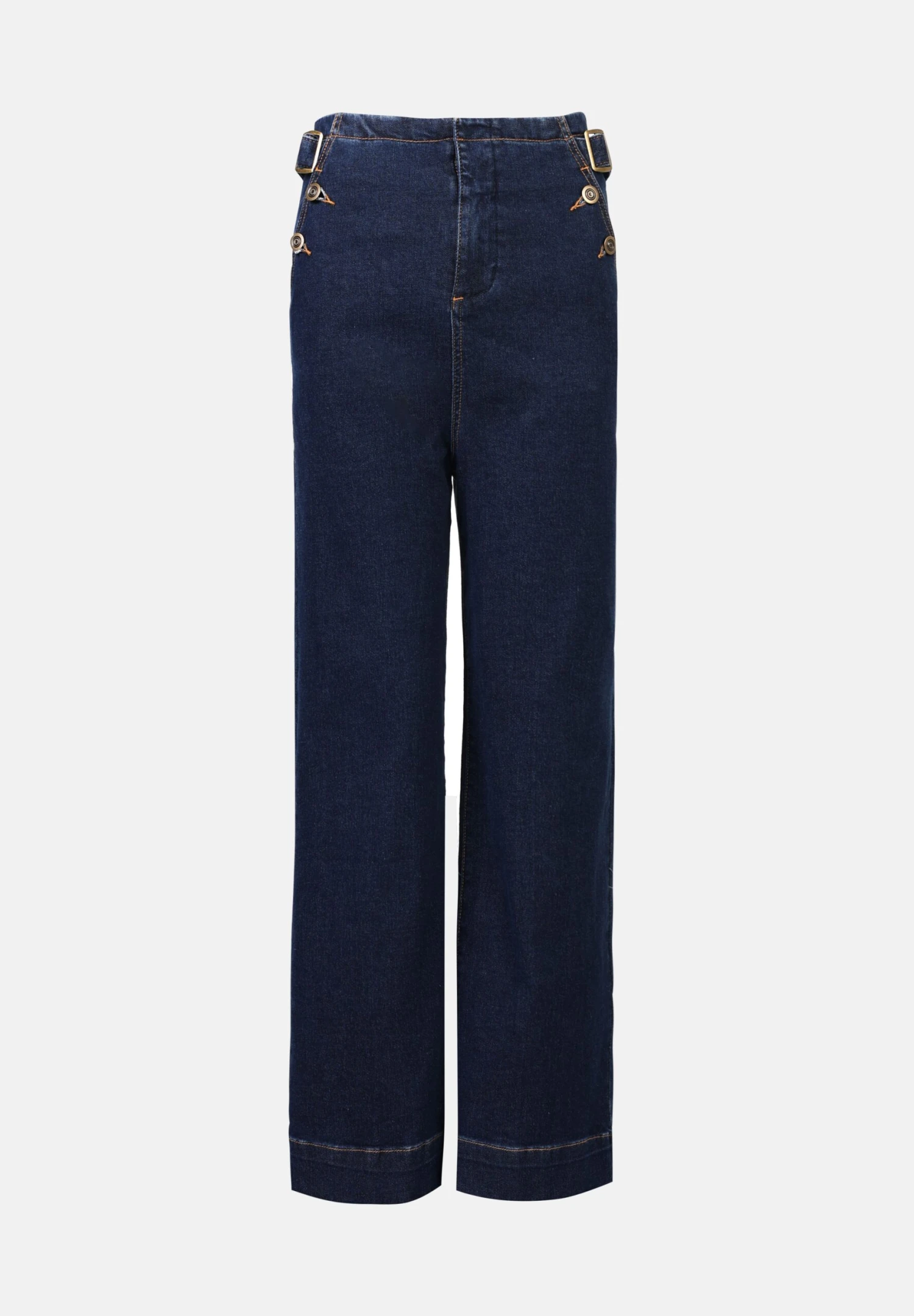Anna Field Straight Leg Jeans - Dark Blue Wash 4 Anna Field Straight Leg Jeans - Dark Blue Wash - Image 4
