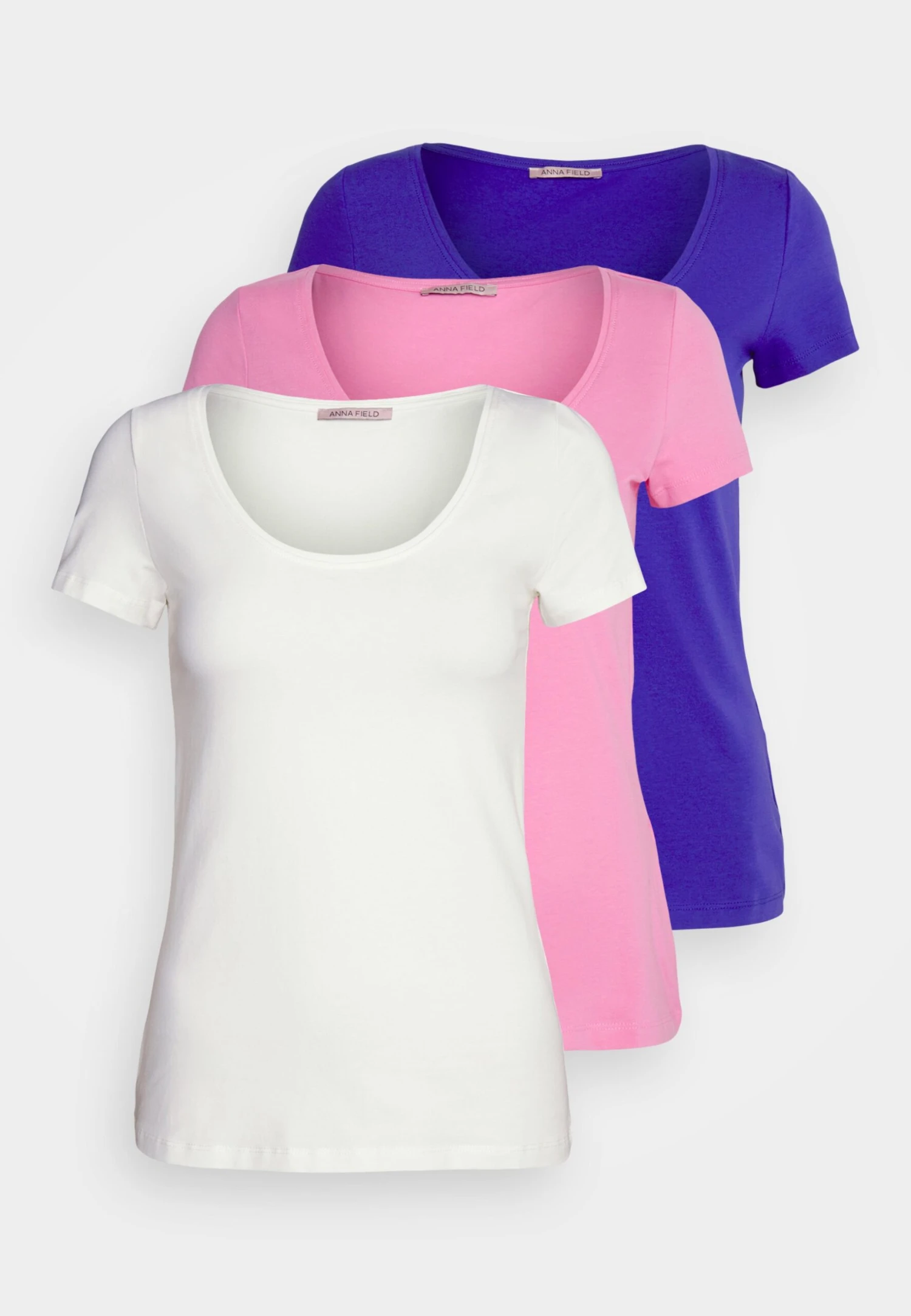 Anna Field 3 Pack - Basic T-Shirt 1 Anna Field 3 Pack - Basic T-Shirt