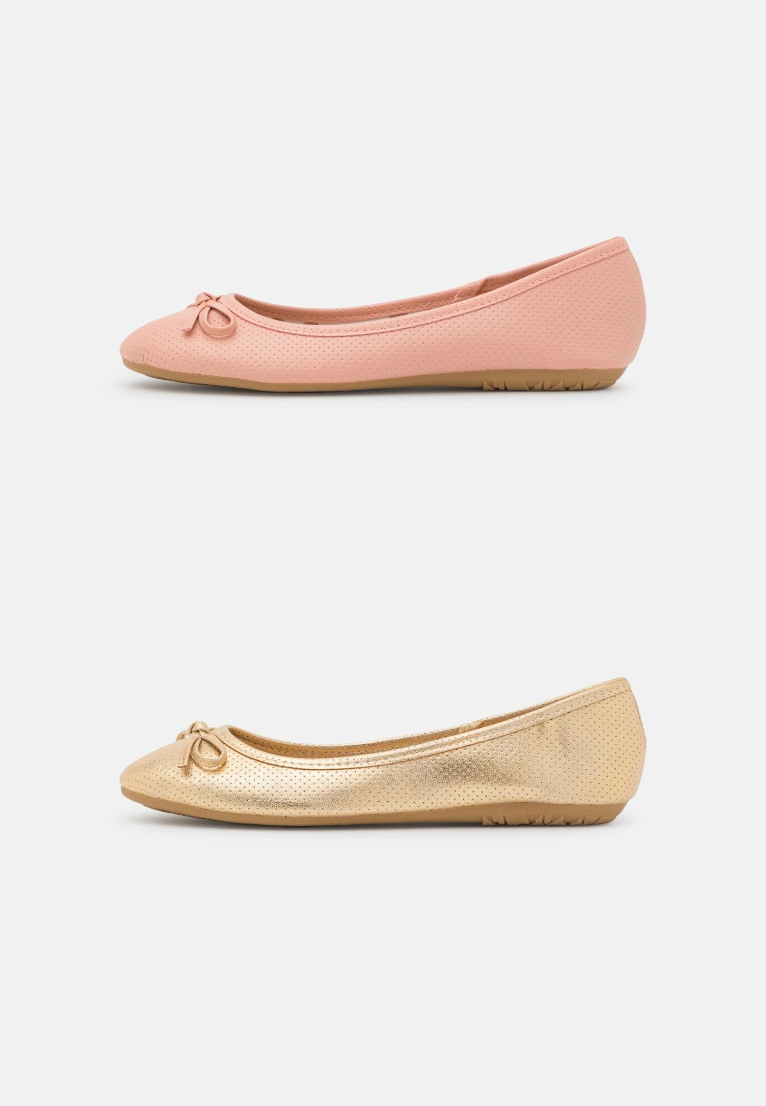 Anna Field 2 Pack - Ballet Pumps - Gold/Pink 2 Anna Field 2 Pack - Ballet Pumps - Gold/Pink - Image 2