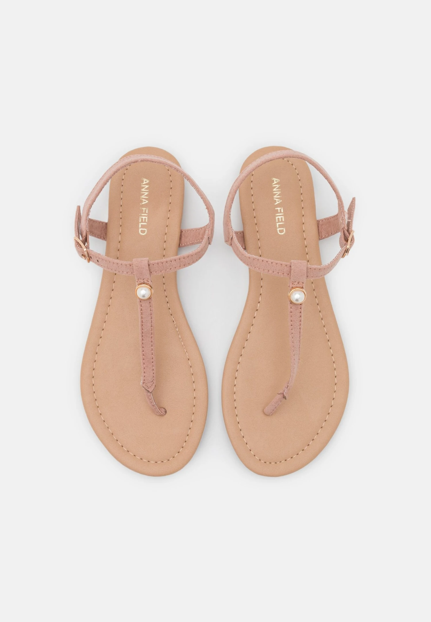 Anna Field T-Bar Sandals - Light Pink 6 Anna Field T-Bar Sandals - Light Pink - Image 6