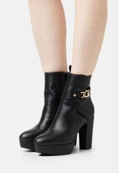 Anna Field Platform Ankle Boots - Black