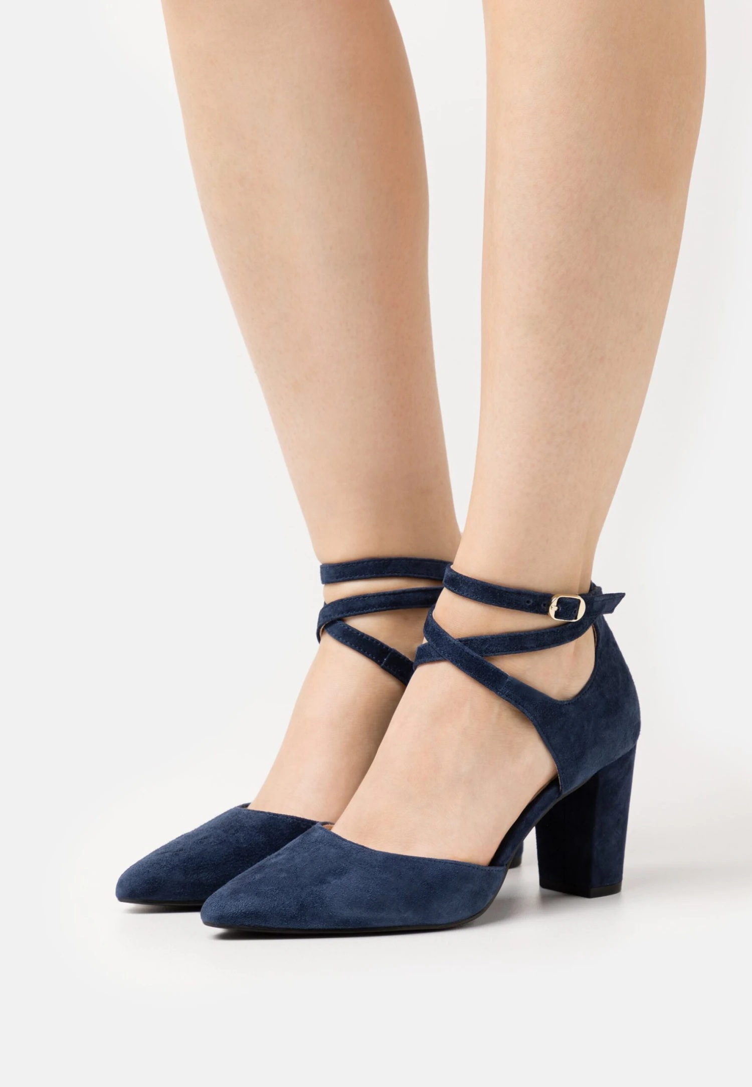 Anna Field Leather- High Heels - Dark Blue 1 Anna Field Leather- High Heels - Dark Blue