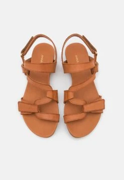 Anna Field Leather- Sandals - Cognac -Fashion a1359e24cfca41bf91fa98f28eefd1af