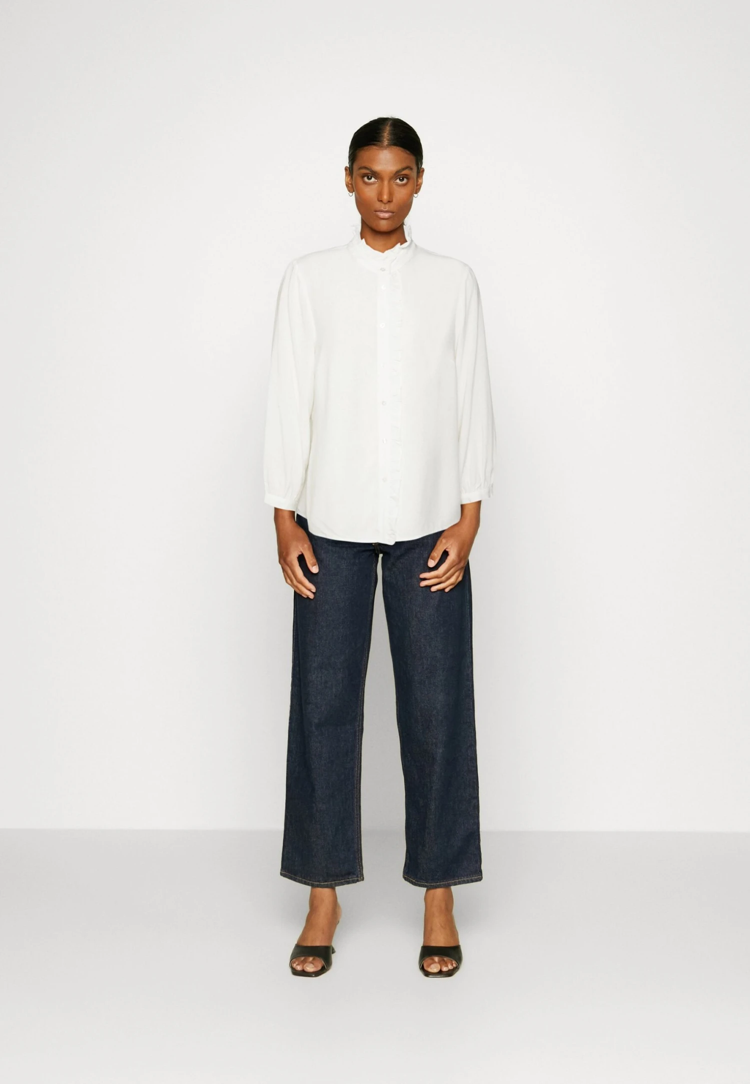Anna Field Button-Down Blouse -Off-White 2 Anna Field Button-Down Blouse -Off-White - Image 2