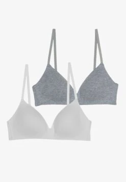 Anna Field 2 Pack - T-Shirt Bra - Grey/White 8 Anna Field 2 Pack - T-Shirt Bra - Grey/White -Fashion a2291e4afc354009846bafe1d8d232dc