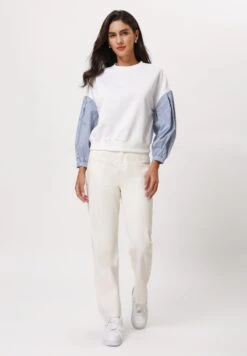Anna Field Sweatshirt - White/blue 10 Anna Field Sweatshirt - White/blue -Fashion a3b5c828a28f4ca792011dec5f142335