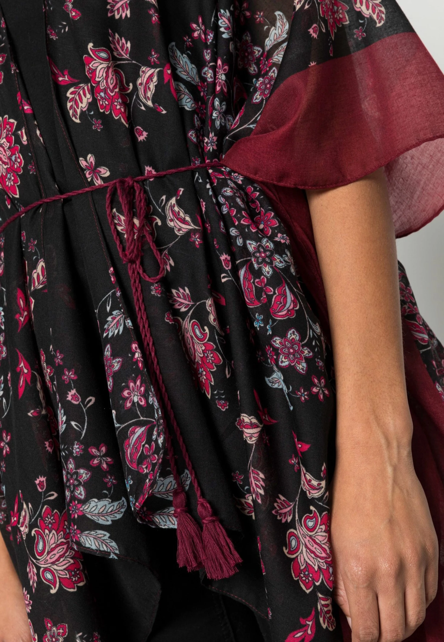 Anna Field Summer Jacket - Black/Blue/Red 5 Anna Field Summer Jacket - Black/Blue/Red - Image 5