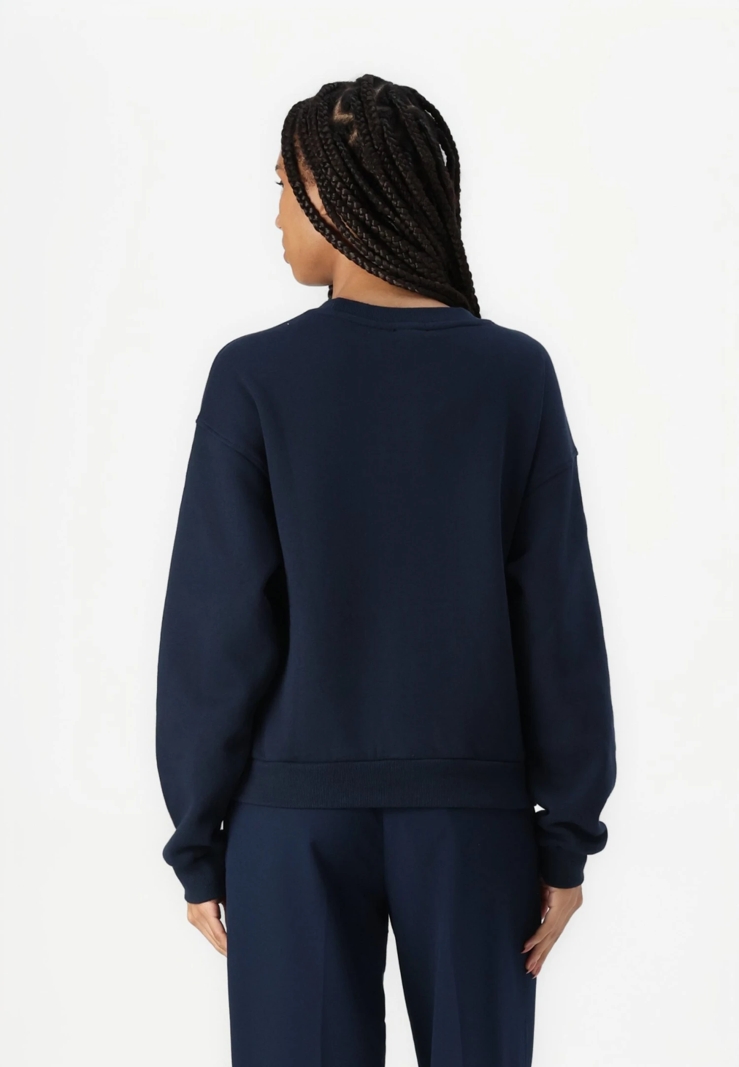 Anna Field BASIC CREW NECK - Sweatshirt - Dark Blue 3 Anna Field BASIC CREW NECK - Sweatshirt - Dark Blue - Image 3