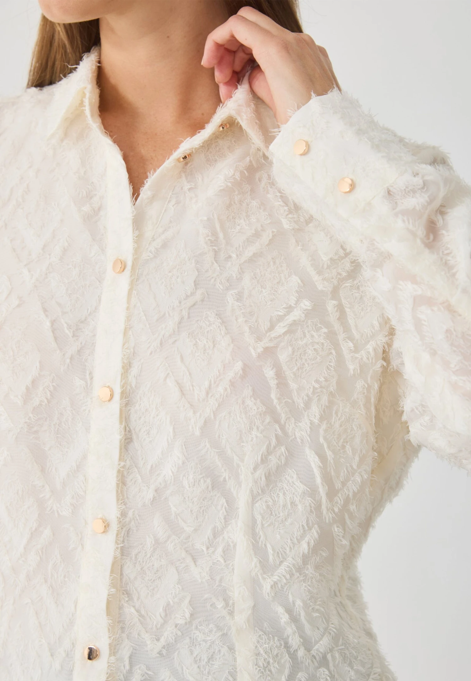 Anna Field Button-down Blouse - Erget 5 Anna Field Button-down Blouse - Erget - Image 5