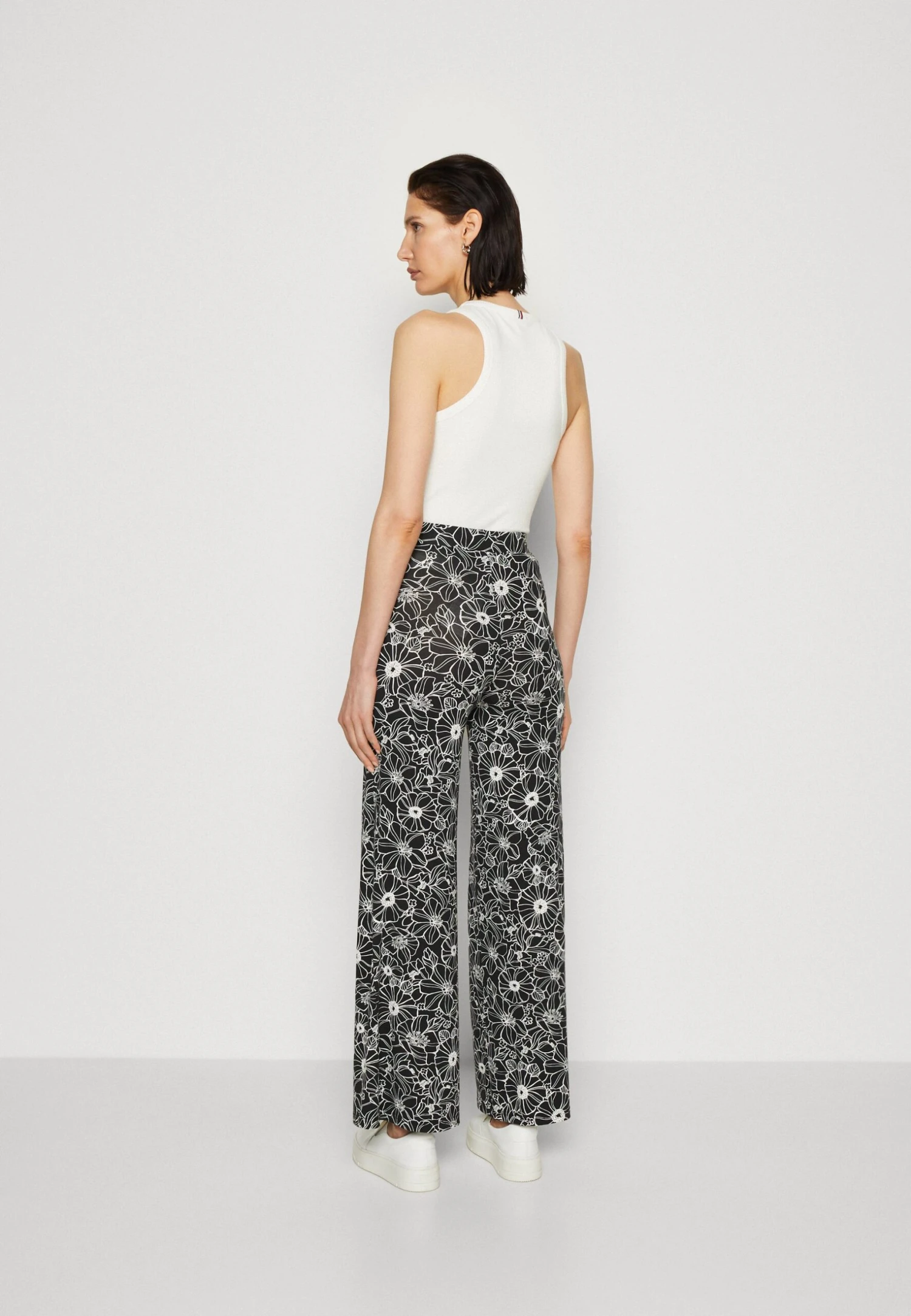 Anna Field Trousers - Black/White 3 Anna Field Trousers - Black/White - Image 3