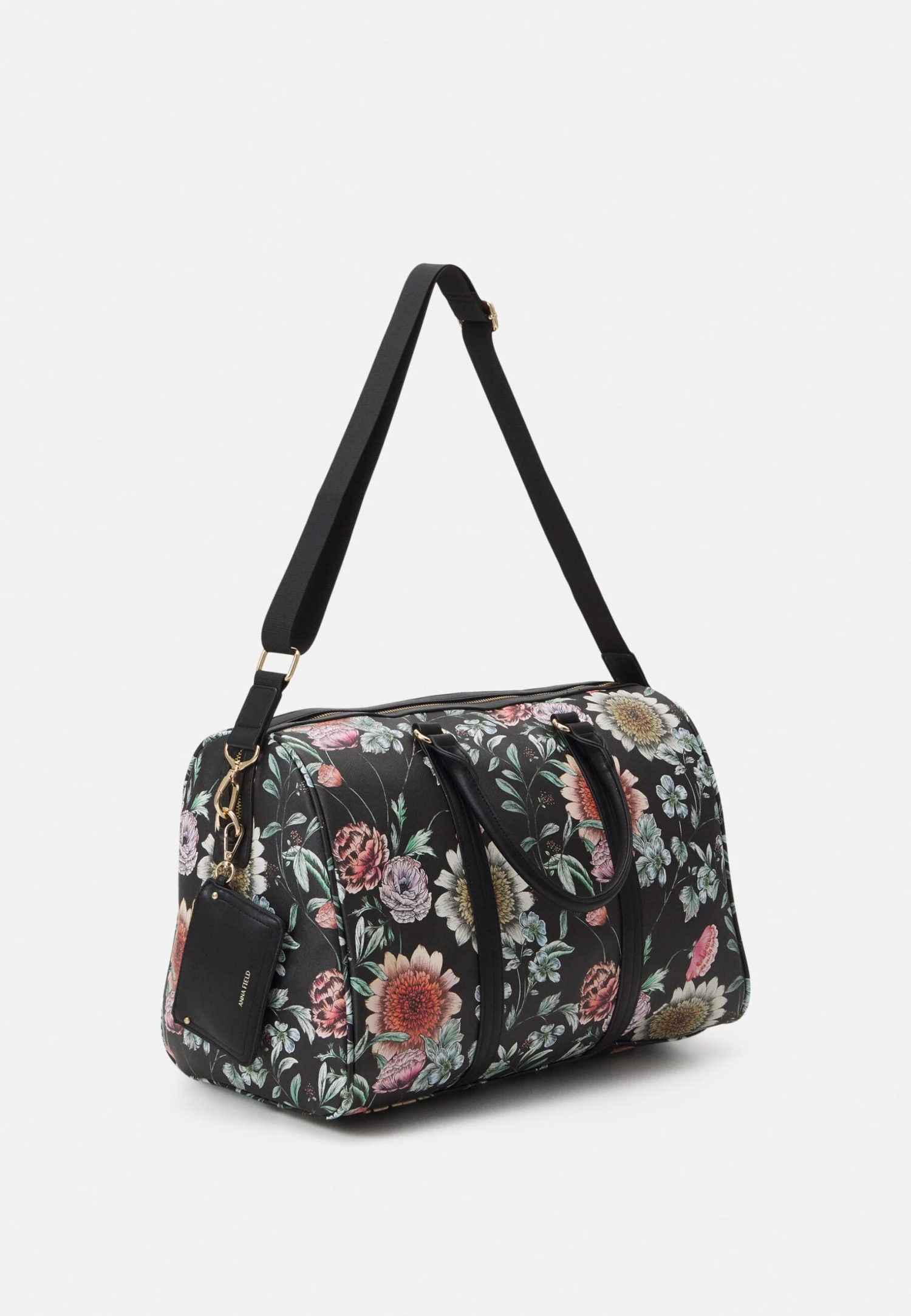 Anna Field Weekend Bag - Black/green 3 Anna Field Weekend Bag - Black/green - Image 3