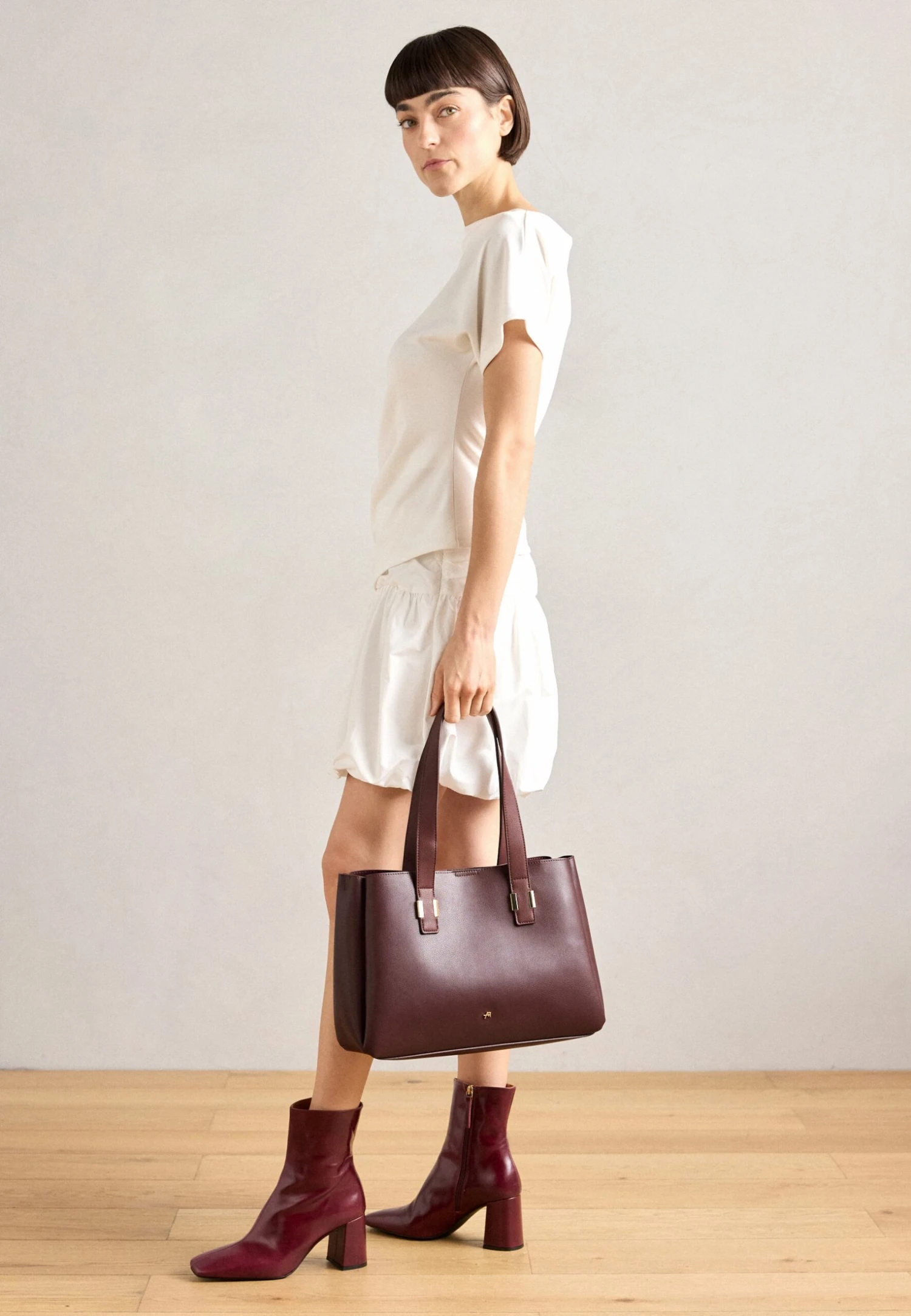 Anna Field SET - Handbag - Bordeaux 3 Anna Field SET - Handbag - Bordeaux - Image 3