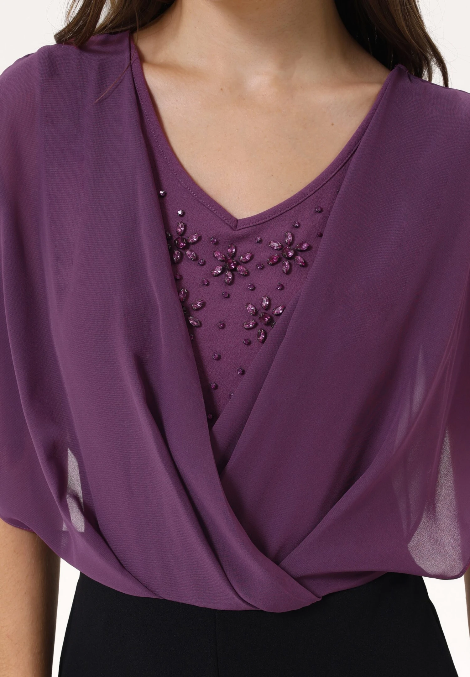 Anna Field Jumpsuit - Burgundy/black 4 Anna Field Jumpsuit - Burgundy/black - Image 4