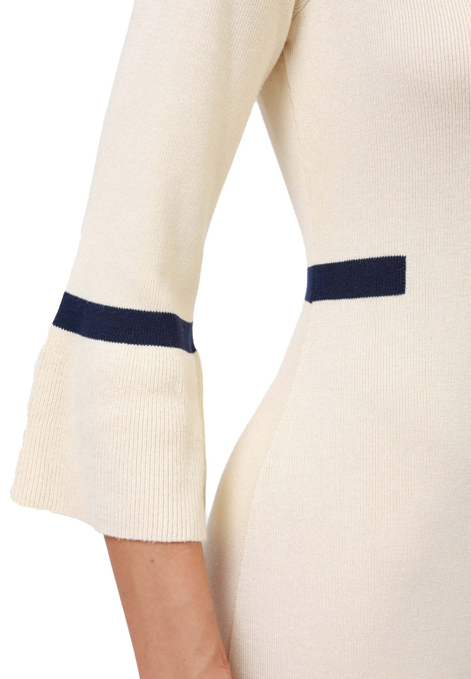 Anna Field Jumper Dress - Ecru/navy 5 Anna Field Jumper Dress - Ecru/navy - Image 5