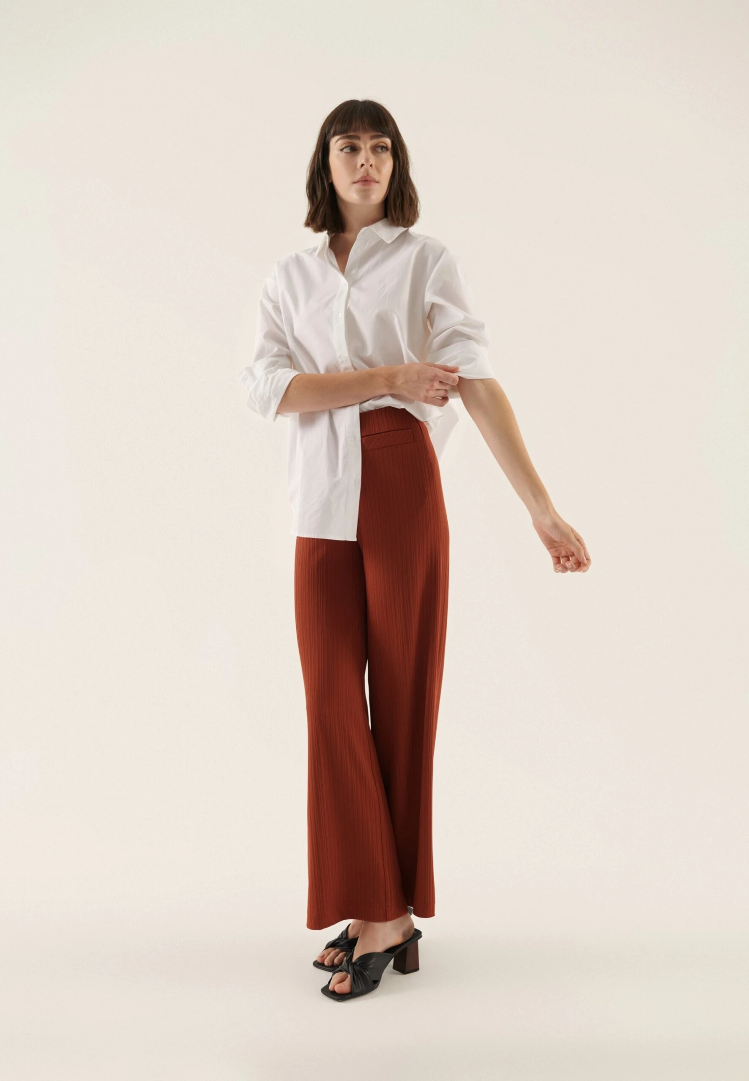 Anna Field Trousers - Brown 2 Anna Field Trousers - Brown - Image 2