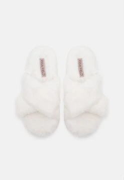Anna Field Slippers - White 13 Anna Field Slippers - White -Fashion aaabbb8607b34040b4e71efb23a37333
