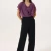 Anna Field Jumpsuit - Burgundy/black