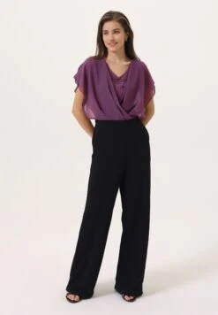 Anna Field Jumpsuit - Burgundy/black