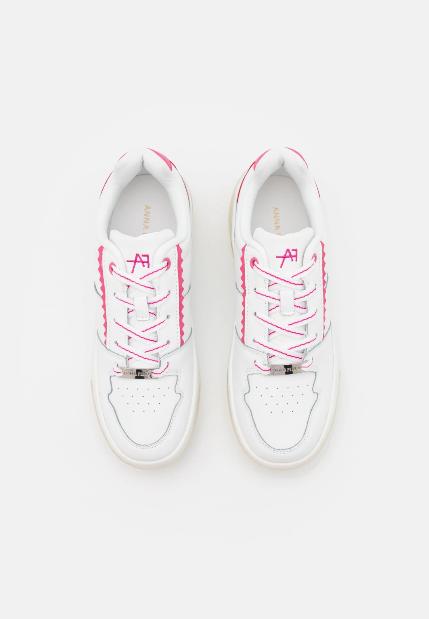 Anna Field Leather - Trainers - White/Pink 6 Anna Field Leather - Trainers - White/Pink - Image 6