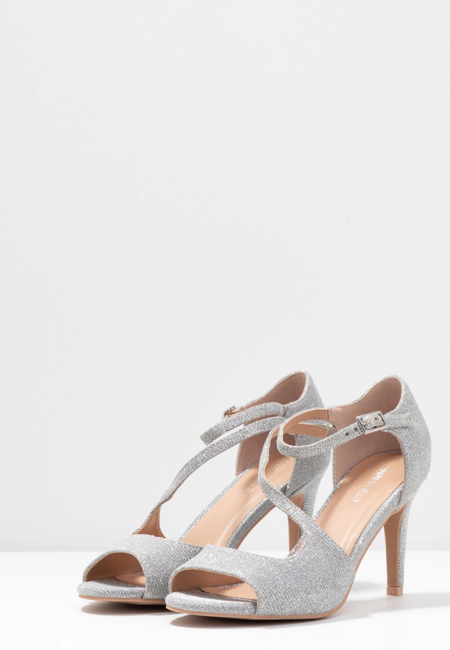 Anna Field High Heeled Sandals - Silver 5 Anna Field High Heeled Sandals - Silver - Image 5
