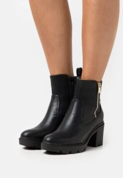 Anna Field Platform Ankle Boots - Black