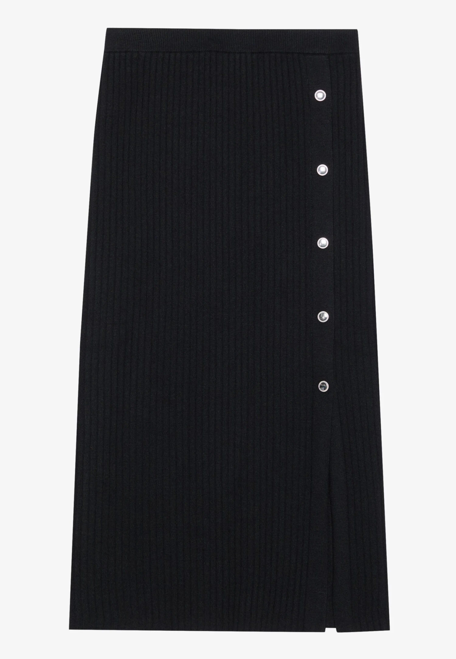 Anna Field KNIT SKIRT WITH BUTTONS - Pencil Skirt - Black 4 Anna Field KNIT SKIRT WITH BUTTONS - Pencil Skirt - Black - Image 4