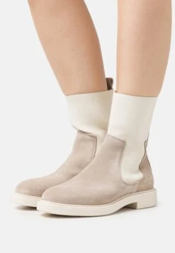 Anna Field Leather - Classic Ankle Boots - Beige