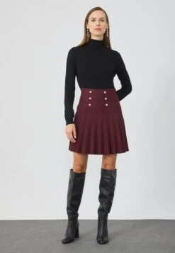 Anna Field MINI SKIRT WITH BUTTONS - A-line Skirt - Bordeaux 7 Anna Field MINI SKIRT WITH BUTTONS - A-line Skirt - Bordeaux -Fashion b5870fb8a05343bca0a31b90929ff704