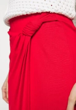 Anna Field Front Knot Midi Skirt - Pencil Skirt - Red -Fashion b73d1918d9ff4cc08cc37ab855963e70