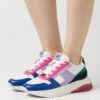 Anna Field Leather- Trainers - White/Multi-Coloured