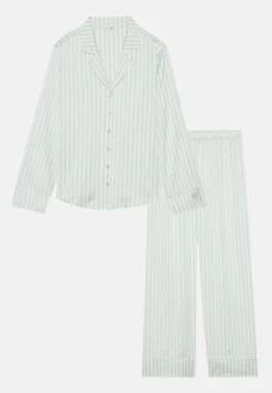 Anna Field Pyjama Set - White,light Grey -Fashion ba66723195884ecdbb8b79559d1b5f53 1