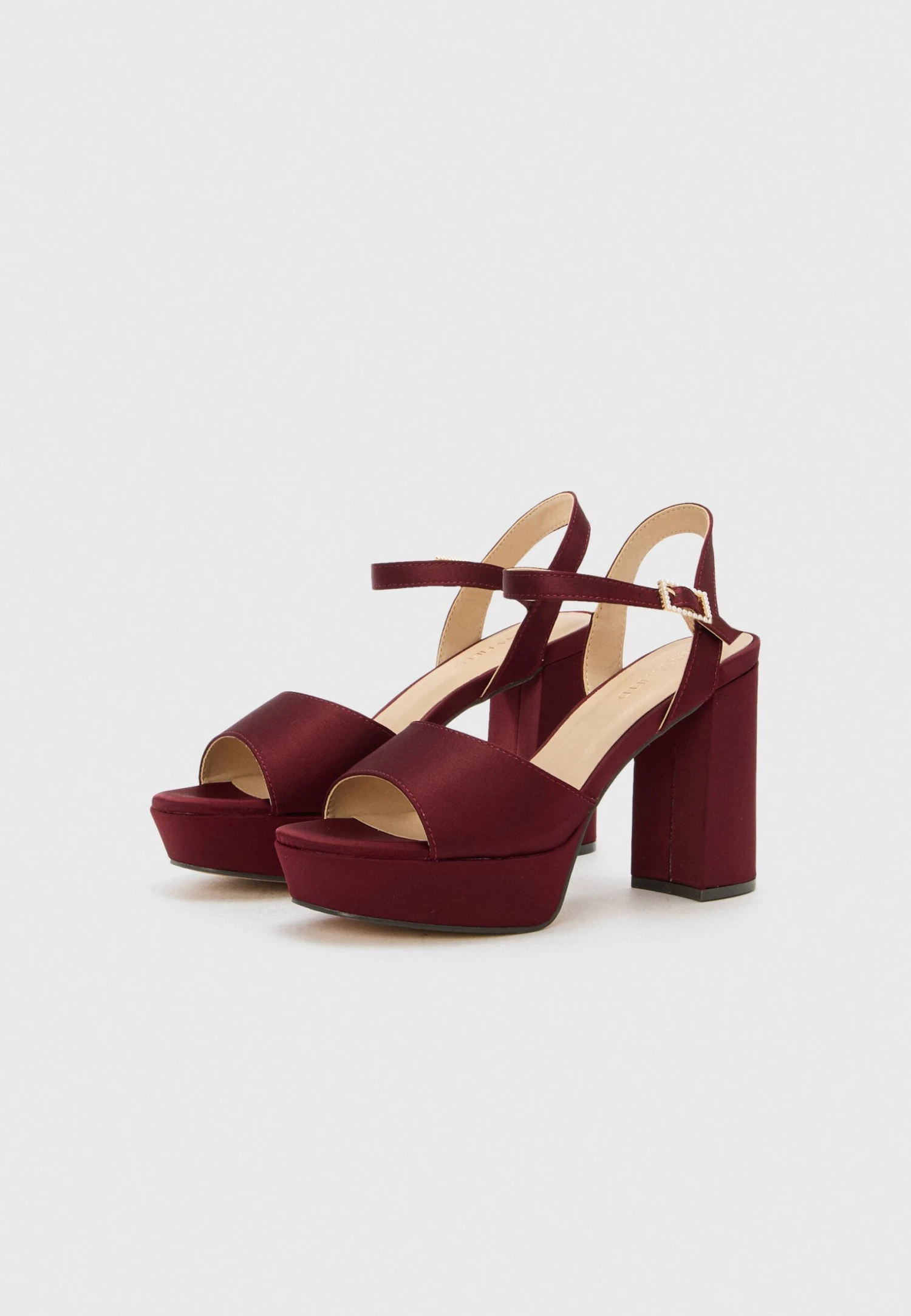 Anna Field Platform Sandals - Bordeaux 2 Anna Field Platform Sandals - Bordeaux - Image 2