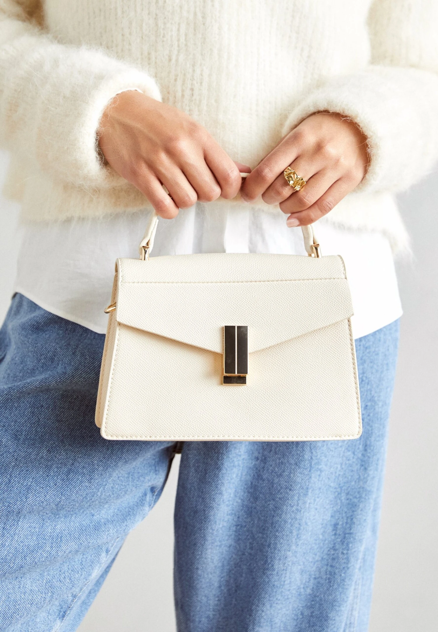 Anna Field Handbag - Off-white 2 Anna Field Handbag - Off-white - Image 2