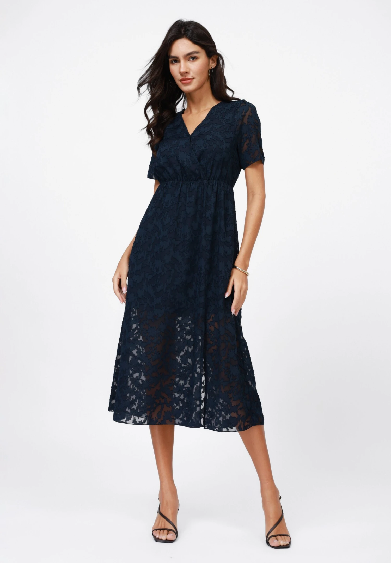 Anna Field Day Dress - Navy 6 Anna Field Day Dress - Navy - Image 6