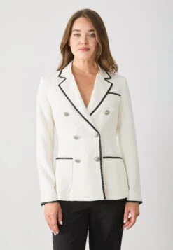Anna Field Blazer - Black/white