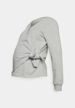 Zip-Up Sweatshirt - Mottled Light Grey -Fashion c1a219dff5b04e0b859334ab5e9c5ac8
